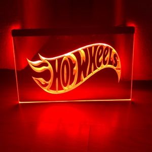 HOT WHEELS LED NEON LIGHT SIGN 8x12